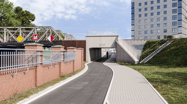 Nowy tunel połączy wzdłuż Kanału Miejskiego Kleczków i Ołbin