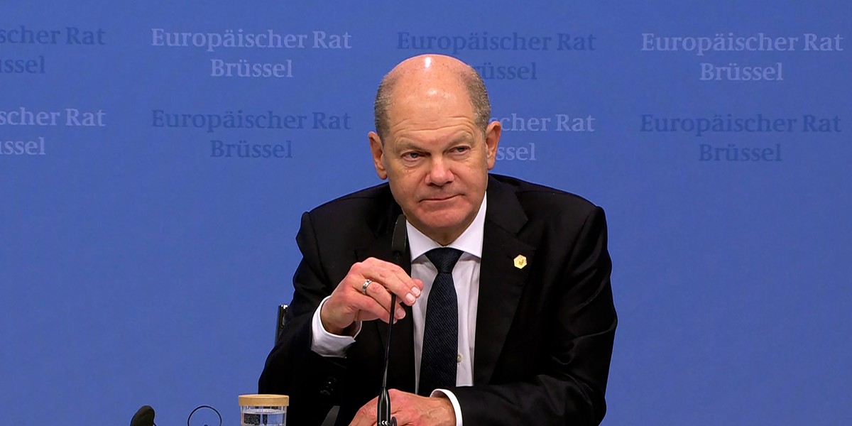 Kanclerz Niemiec Olaf Scholz.