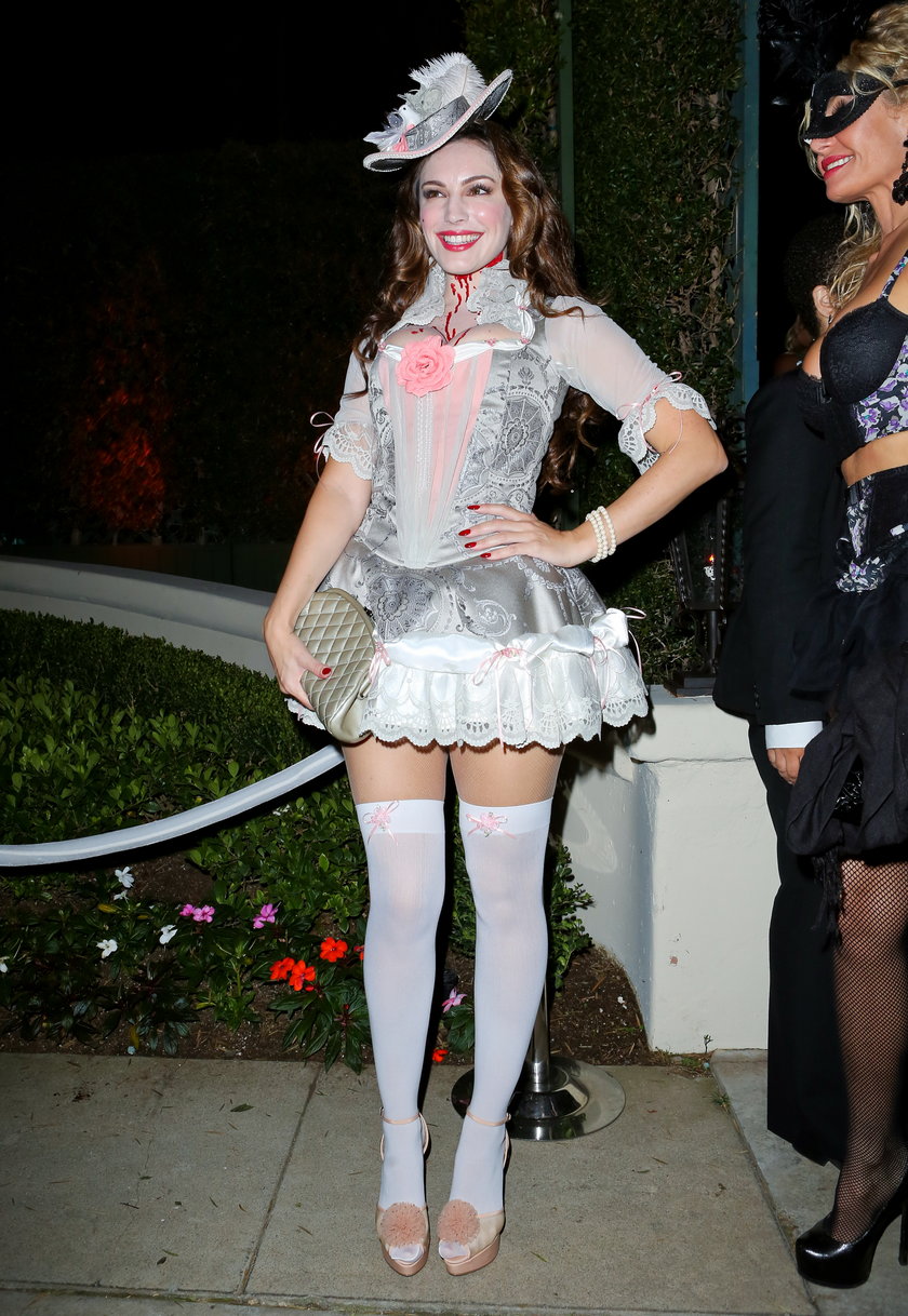 Kelly Brook na imprezie Halloween