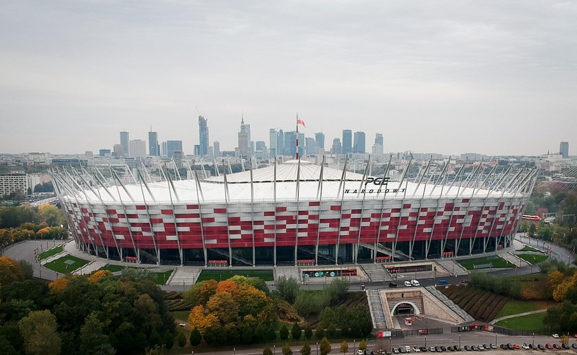 Na stadionie w Warszawie powstaje szpital narodowy