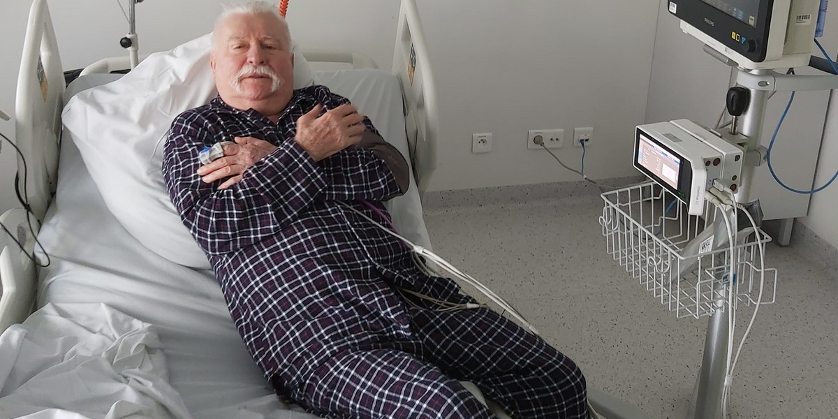 Lech Wałęsa trafił do szpitala. 