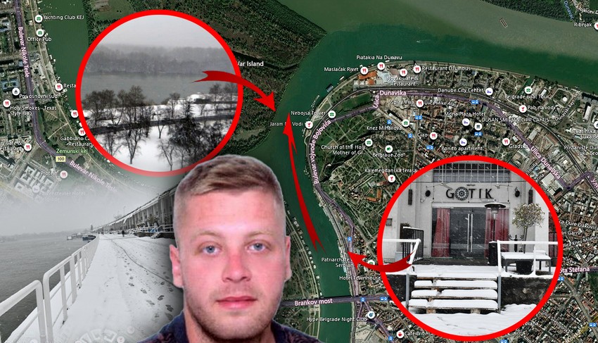 Matej Periš - telefon lociran kod Velikog ratnog ostrva