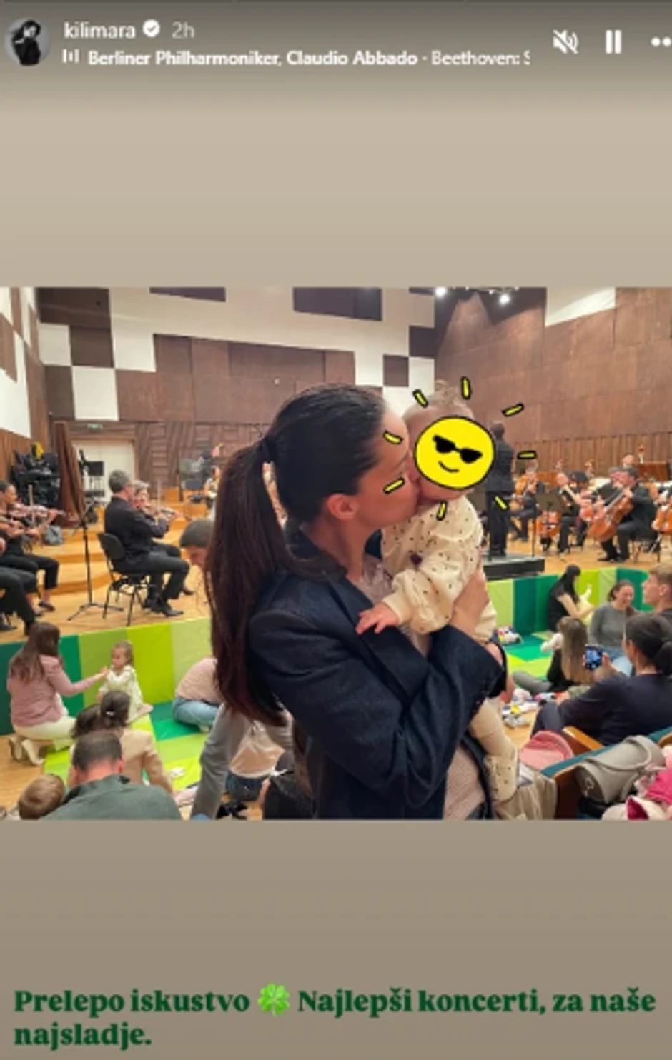 Marija Kilibarda sa ćerkom