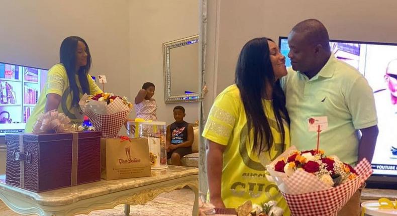 Hassan Ayariga pampers wife with goodies on their anniversary