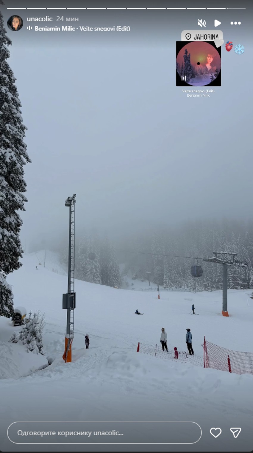 Una Čolić sa dečkom