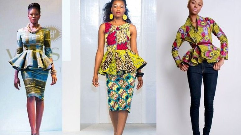 ankara peplum jumpsuit