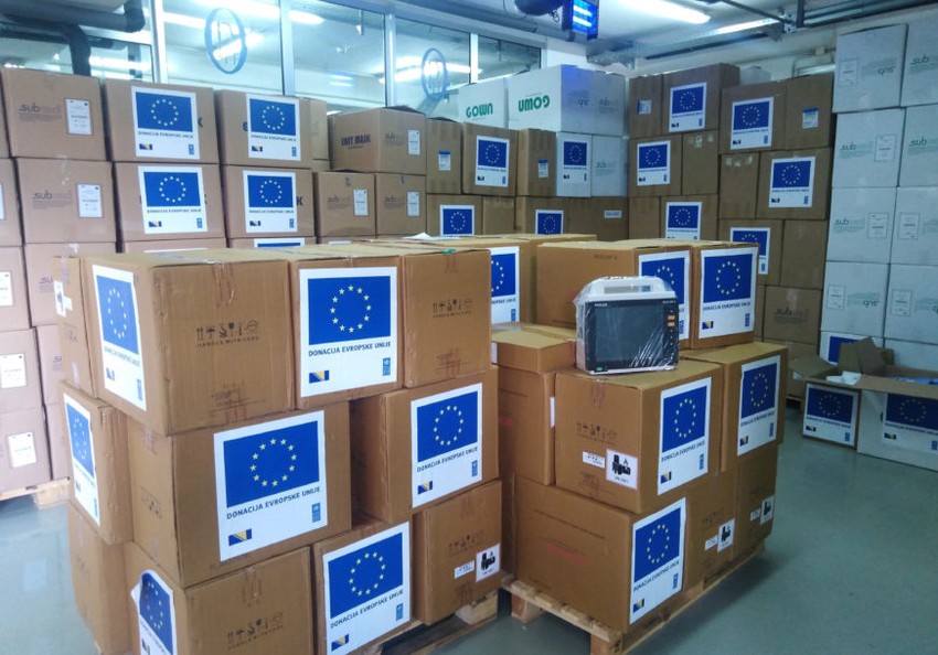 Donacija EU, medicinska oprema 