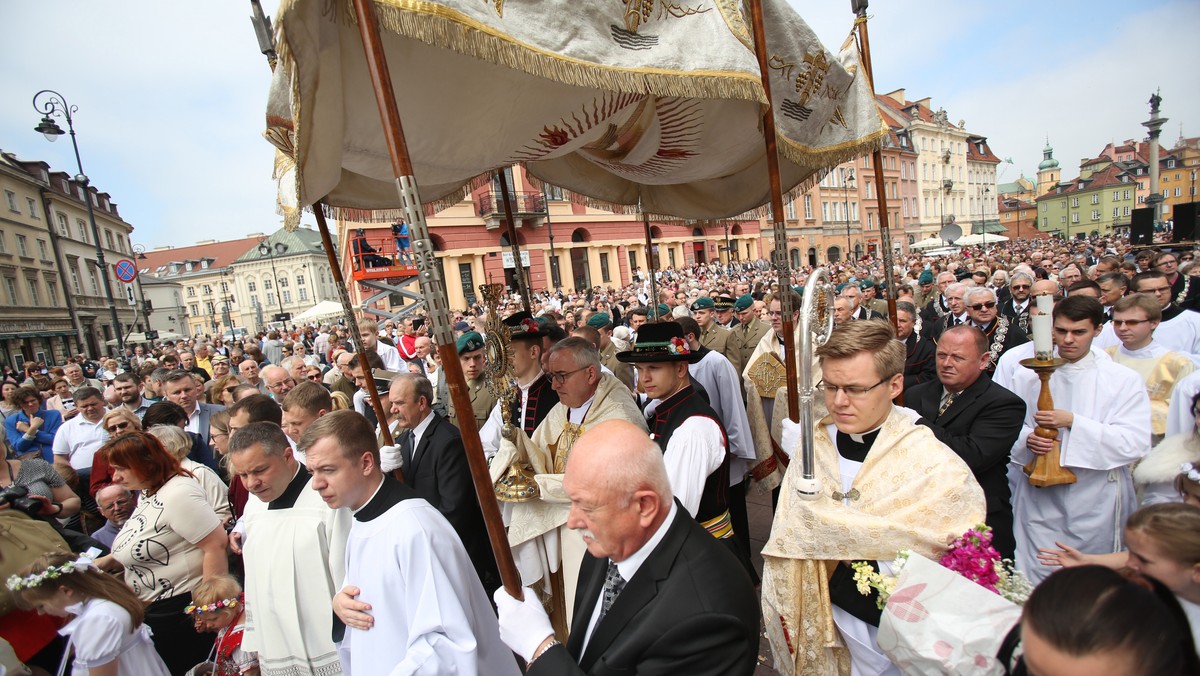 Uroczystości Bożego Ciała w Warszawie. Zobacz zdjęcia