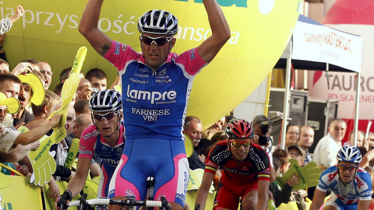 Włoch Mirco Lorenzetto (Lampre) wygrał 4. etap 67. Tour de Pologne z Tychów do Cieszyna (177,9 km). Dzięki wygranej odebrał Australijczykowi Allanowi Davisowi (Astana) żółtą koszulkę lidera.