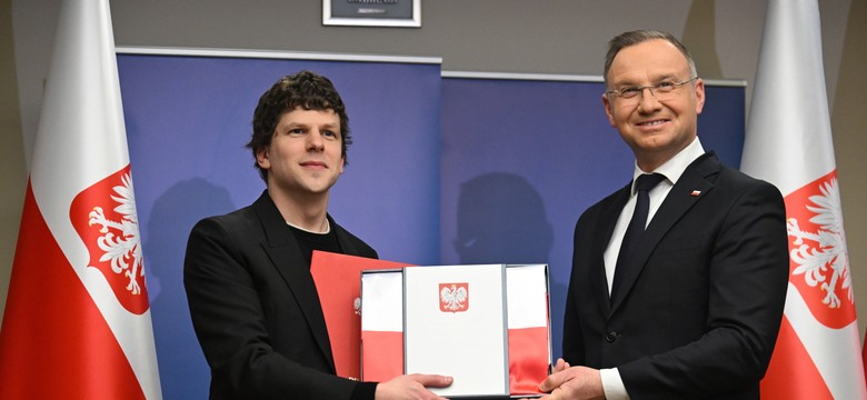 Jesse Eisenberg oficjalnie obywatelem Polski. "Uznałem, że to dobry moment"