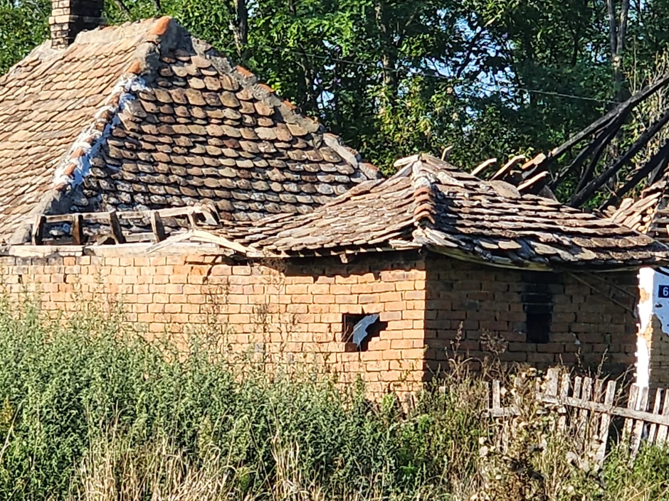 Kuća koju je zapalio osumnjičeni Srđan 