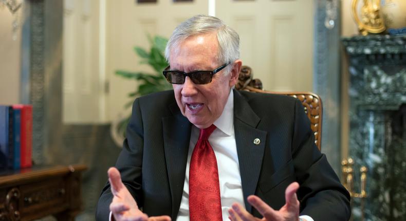 Retired Senator Harry Reid (D-Nev.)