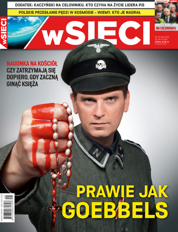 Okładka magazynu "W Sieci" z 13 października