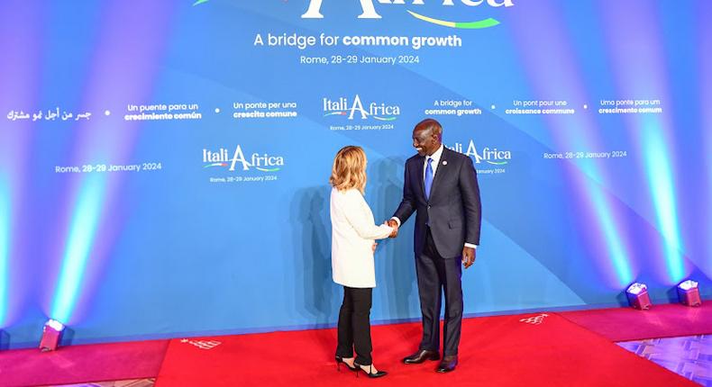 President Ruto affirms support for Italy's Africa plan despite funding backlash