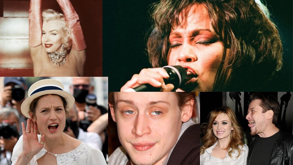 Whitney Houston, Marylin Monroe, Edward Furlong, Vicky Krieps, Macaulay Culkin