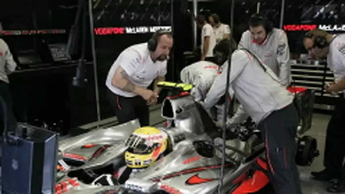 Grand Prix Brazylii: drugi trening - Hamilton najszybszy, Kubica szósty