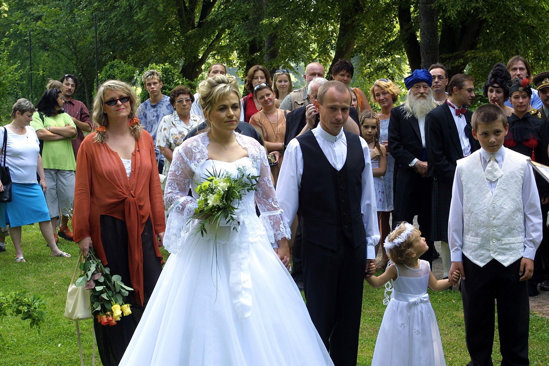 Pavla Tomicová a Ondřej Malý mali svadbu v 2003.