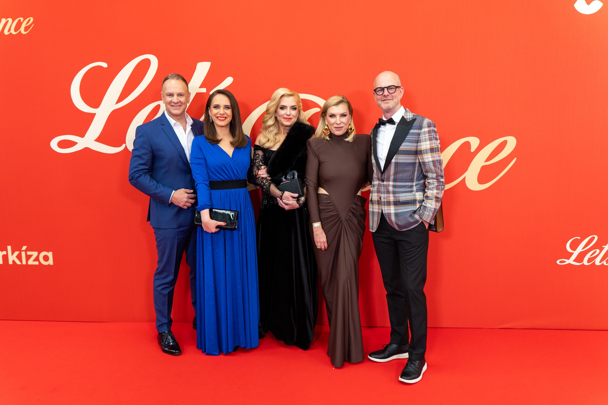 Patrik Švajda, Lenka Vavrinčíková, Zlatica Puškárová, Gabriela Ruman na Let's Dance.