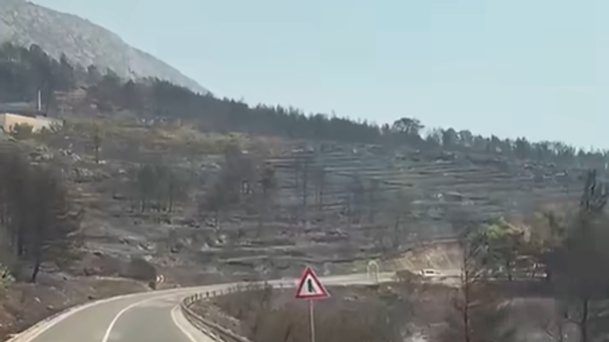 Vožnja magistralom kod Omiša