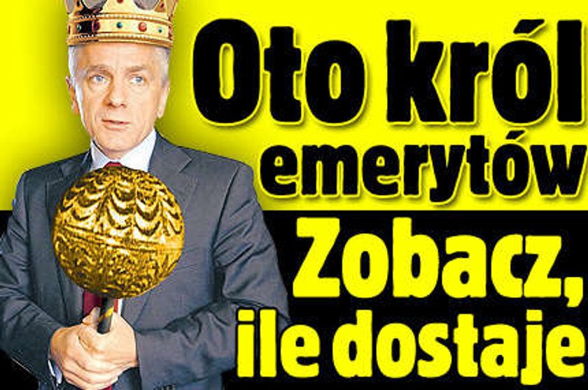 Oto król emerytów! Zobacz, ile dostaje