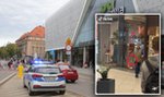 Straszne sceny w galerii handlowej we Wrocławiu. Polała się krew. Nożownik został nagrany