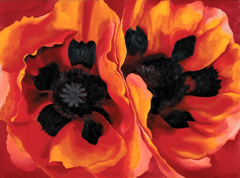 GEORGIA O’KEEFFE «Oriental Poppies», 1927, Öl auf Leinwand.