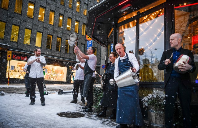 Protest zbog restrikcija u januaru u Stokholmu