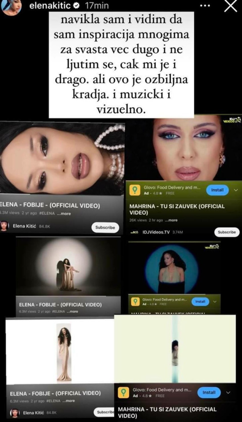 Objava na Instagramu