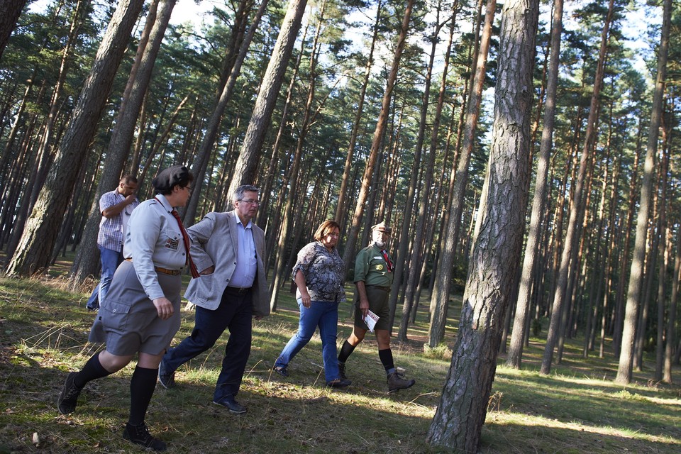 CZERNICA PREZYDENT BRONISŁAW KOMOROWSKI HARCERZE SPOTKANIE