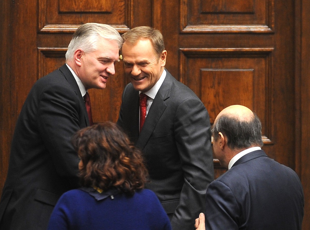 Jarosław Gowin Donald Tusk