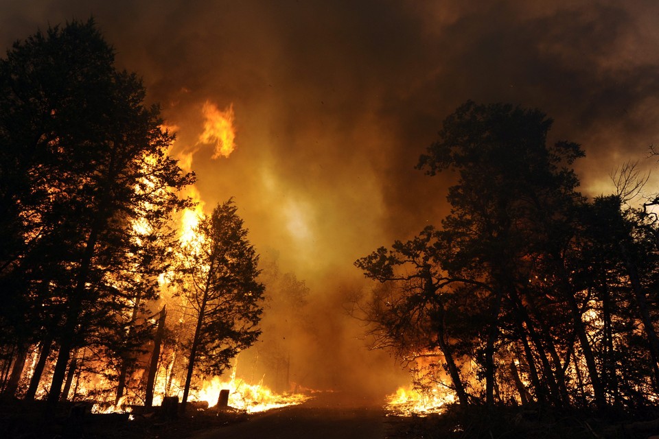 USA TEXAS WILDFIRES