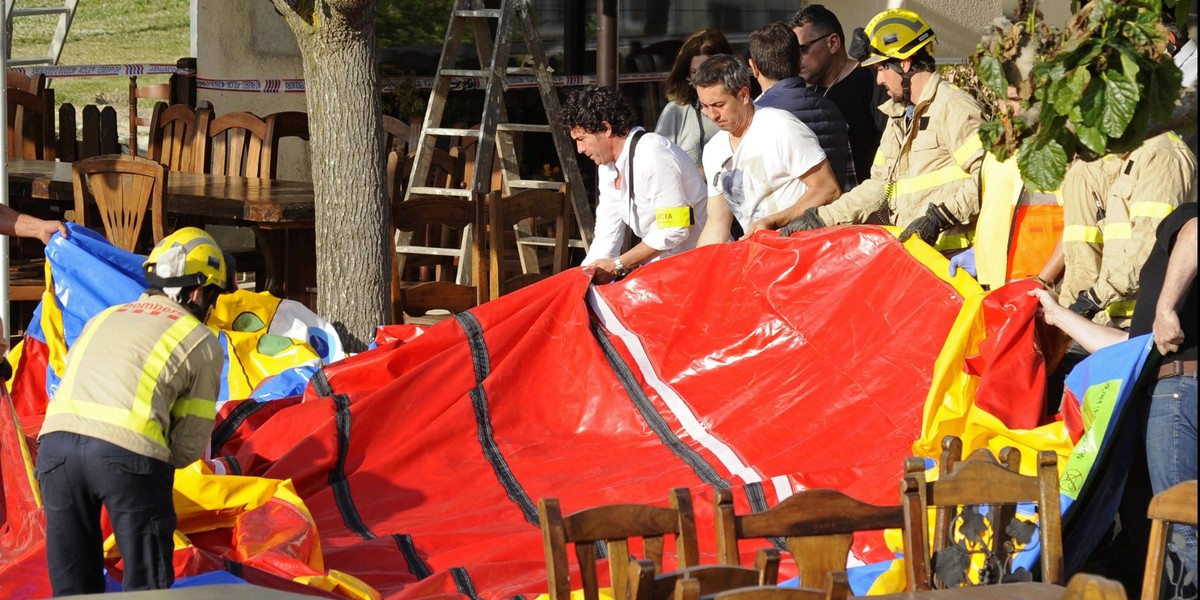 Hiszpania, Girona. Tragedia na dmuchanym zamku