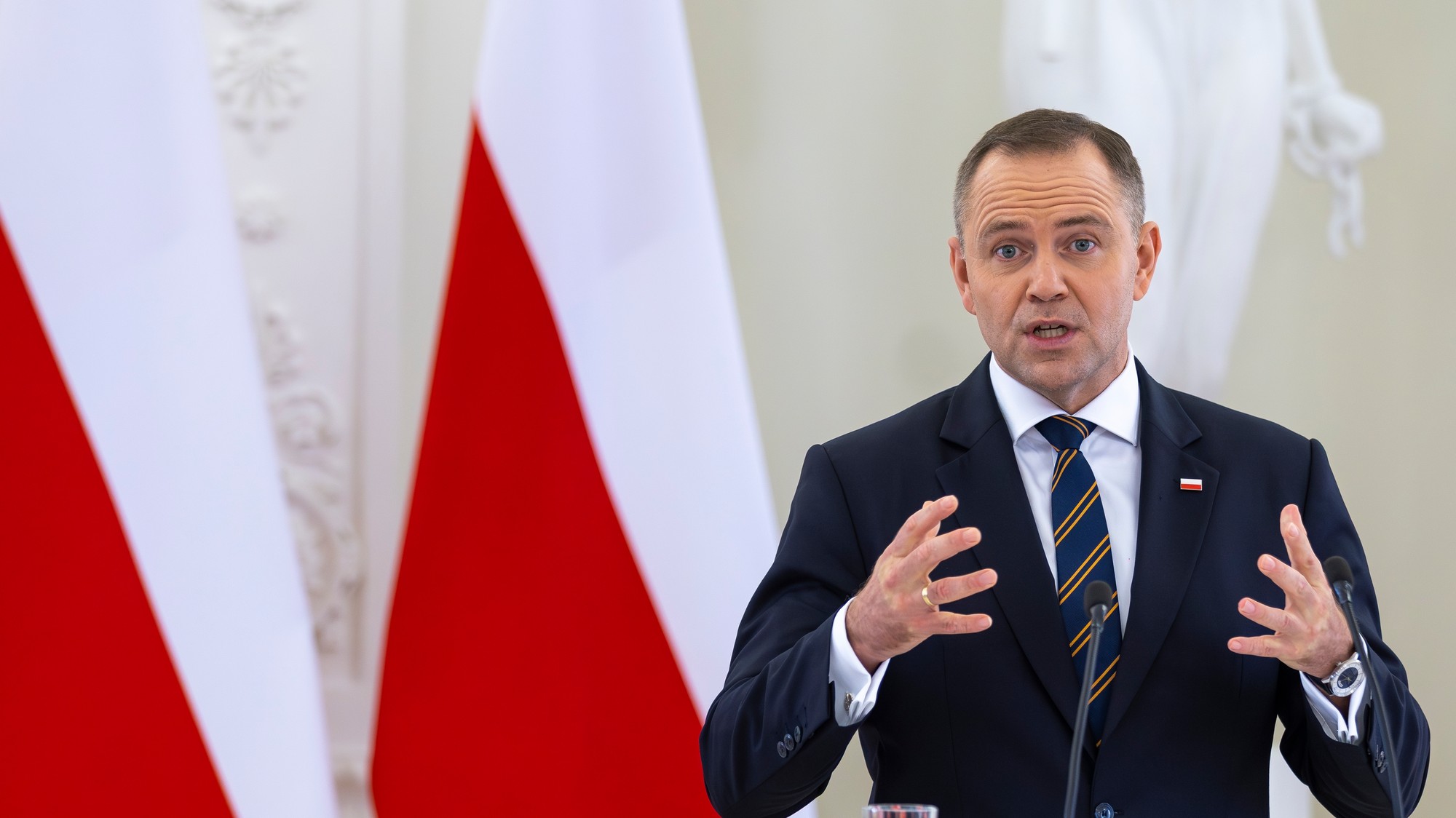 Poľský prezident Karol Nawrocki.