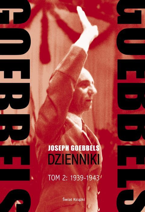 Okładka "Dzienników" Josepha Goebbelsa