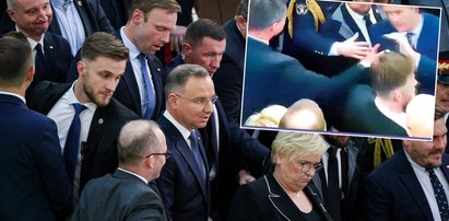 Co za scena w Sejmie! Oto co zrobiła świta Andrzeja Dudy