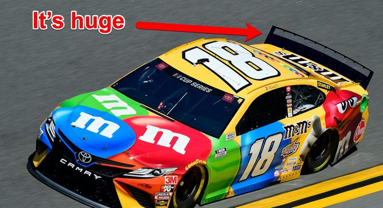 Kyle Busch NASCAR car