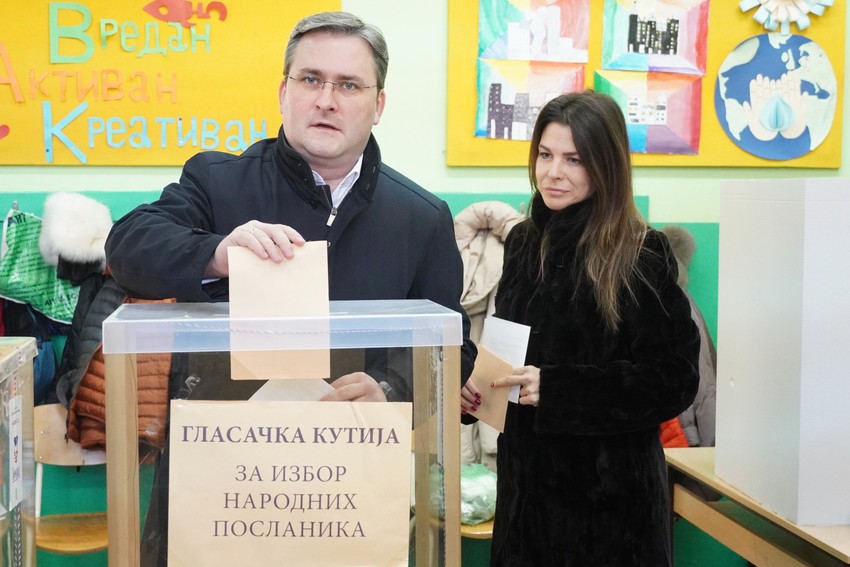 Selaković glasao na Vračaru