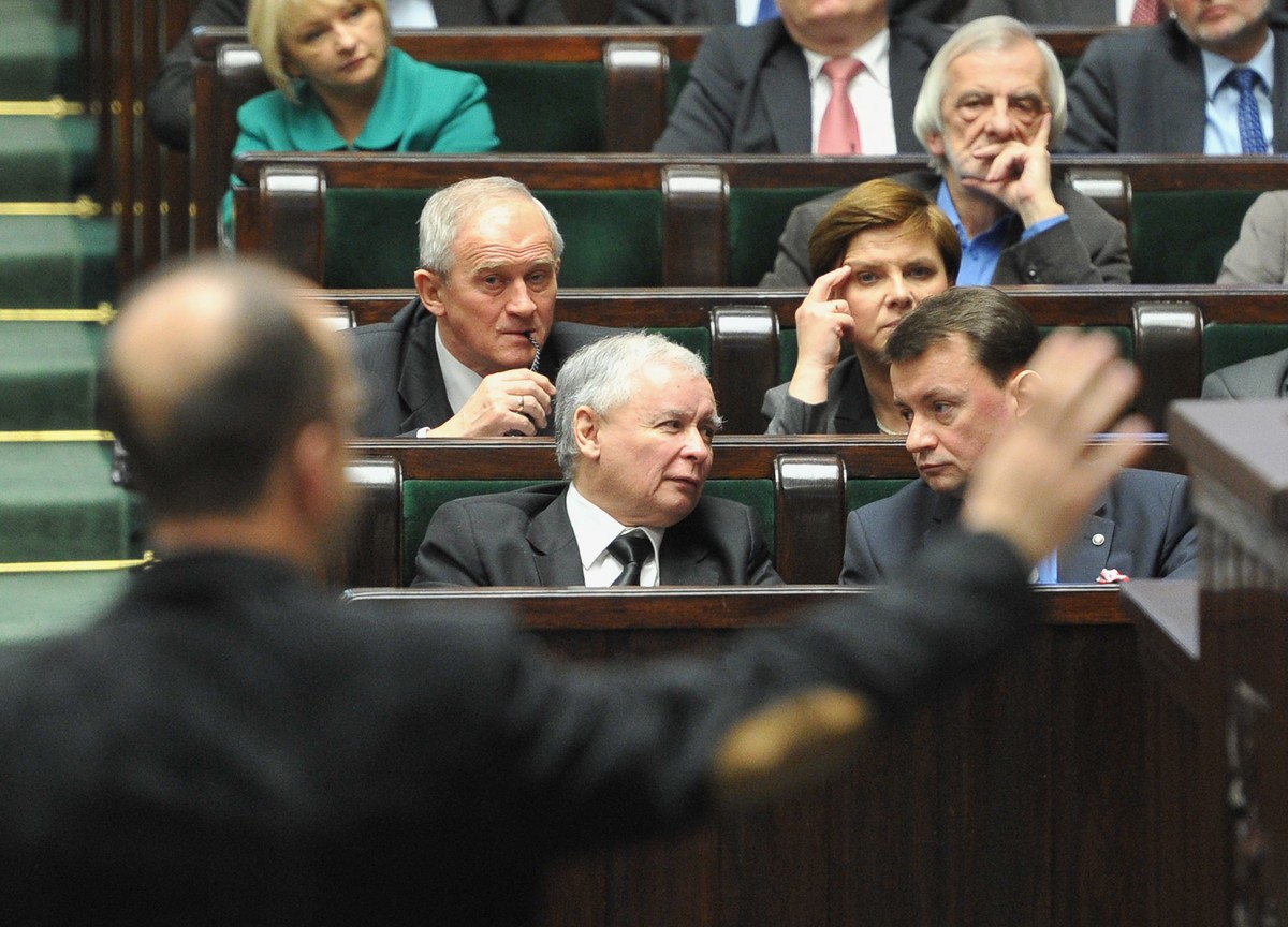 Jarosław Kaczyński w Sejmie
