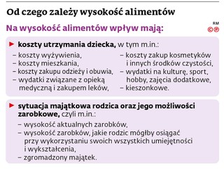 Od czego zależy wysokość alimentów