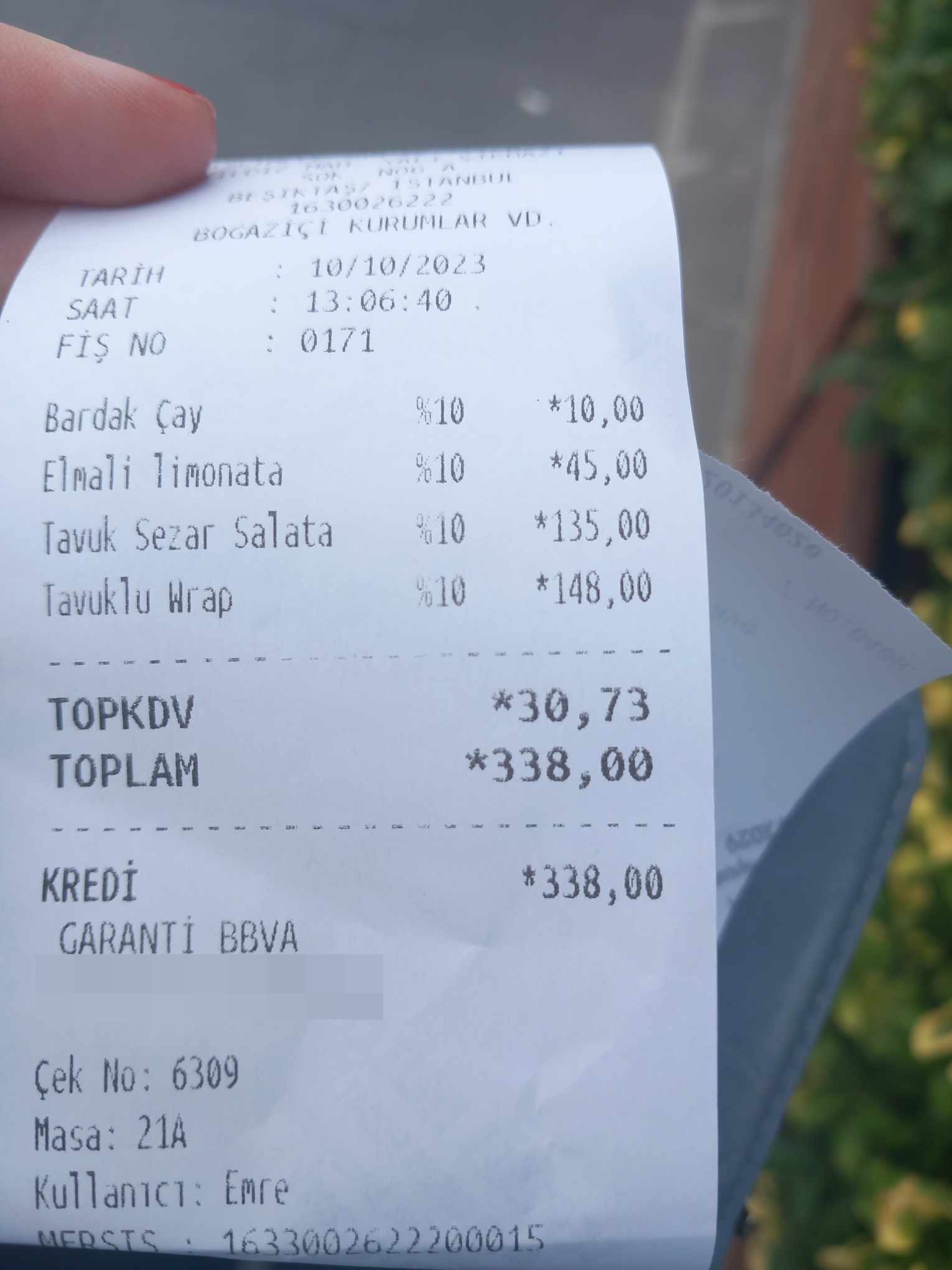 Slovenka Simona ukázala účet z reštaurácie pri Bospore.