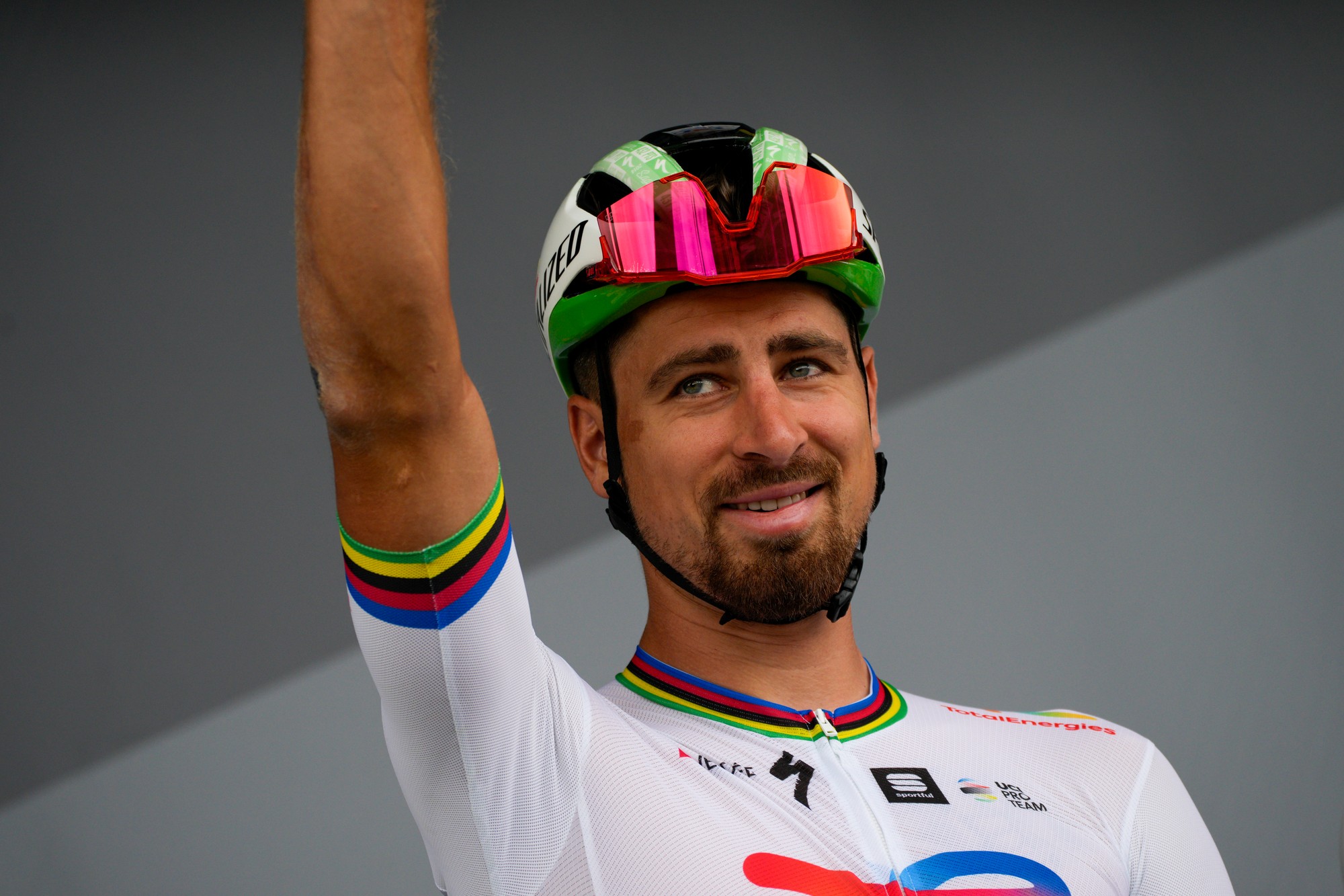 Slovenský cyklista Peter Sagan z tímu Total Energies.