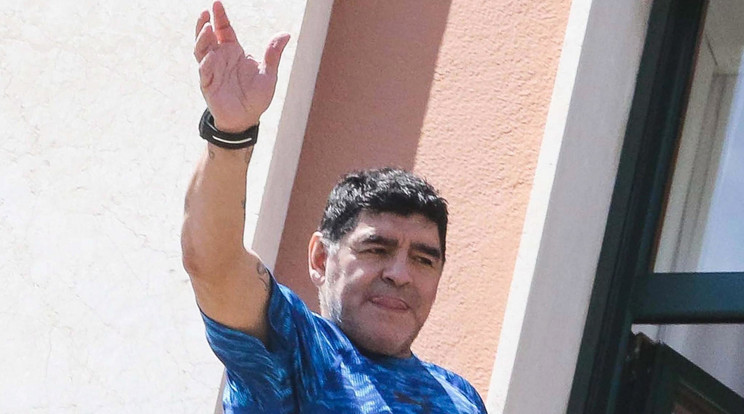 Maradona Nápoly díszpolgára lesz /Fotó: MTI