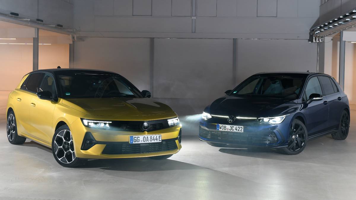 Opel Astra L (VI) i Volkswagen Golf VIII (2022)