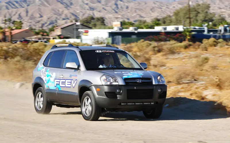 Hyundai history fuel cell technology Tucson