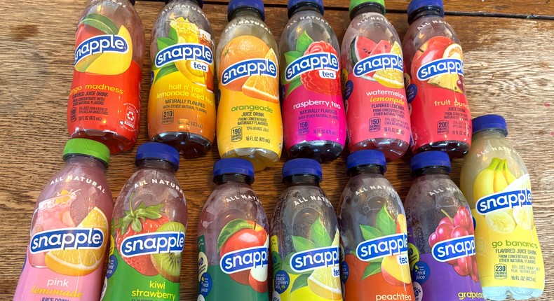 I tried every flavor of Snapple I could find at the supermarket.Ted Berg