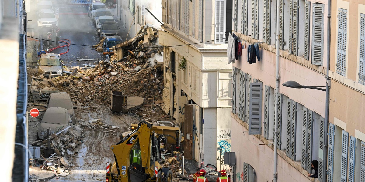 Do wybuchu doszło w centrum Marsylii.