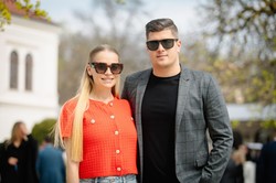 A várandós műsorvezető, Iszak Eszter és párja, Gyurta Dániel olimpikon is ellátogatott az eseményre