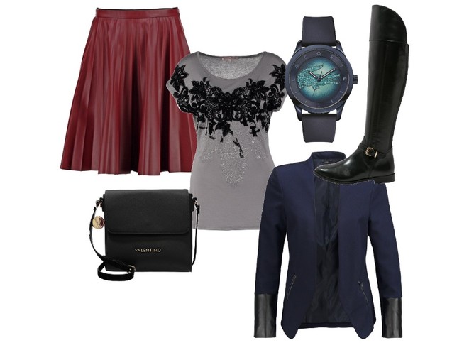 STYLIZACJE z ubraniami ze skóry