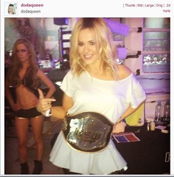 Doda bawiła się z tatą na gali KSW [FOTO]