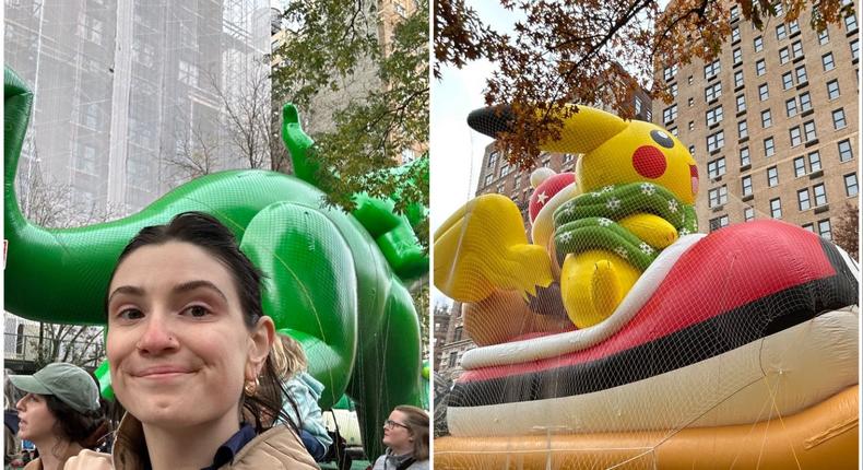 Onlookers can watch the Macy's Parade balloons get inflated.Jordan Parker Erb/Business Insider